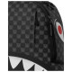 Sprayground Τσάντα πλάτης Sharks In Paris WTF Bubbly Black Check DLXSV Backpack